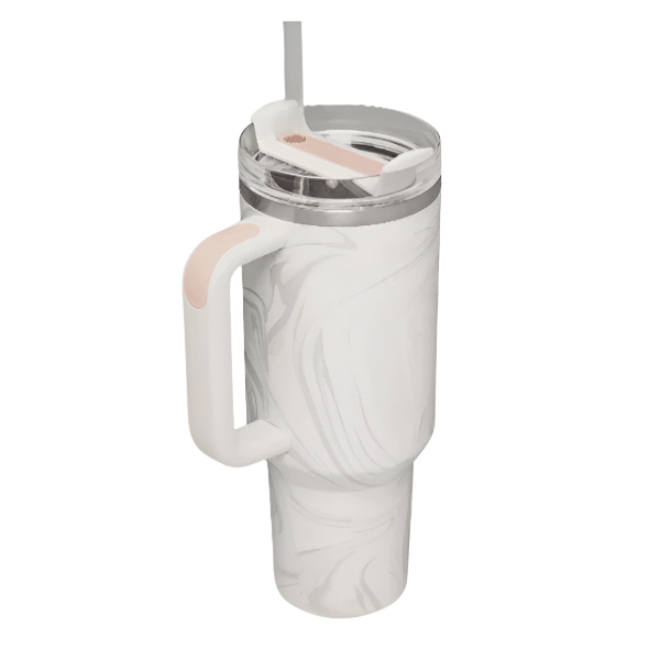 Stanley Tumbler 40 oz (Rose Swirl)
