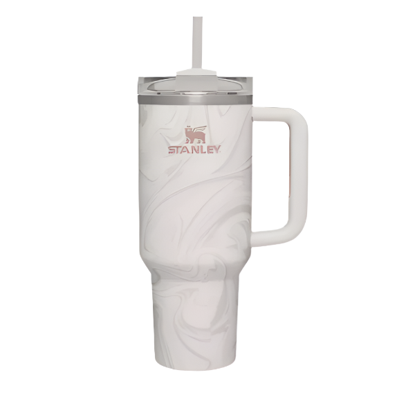 Stanley Tumbler 40 oz (Rose Swirl)